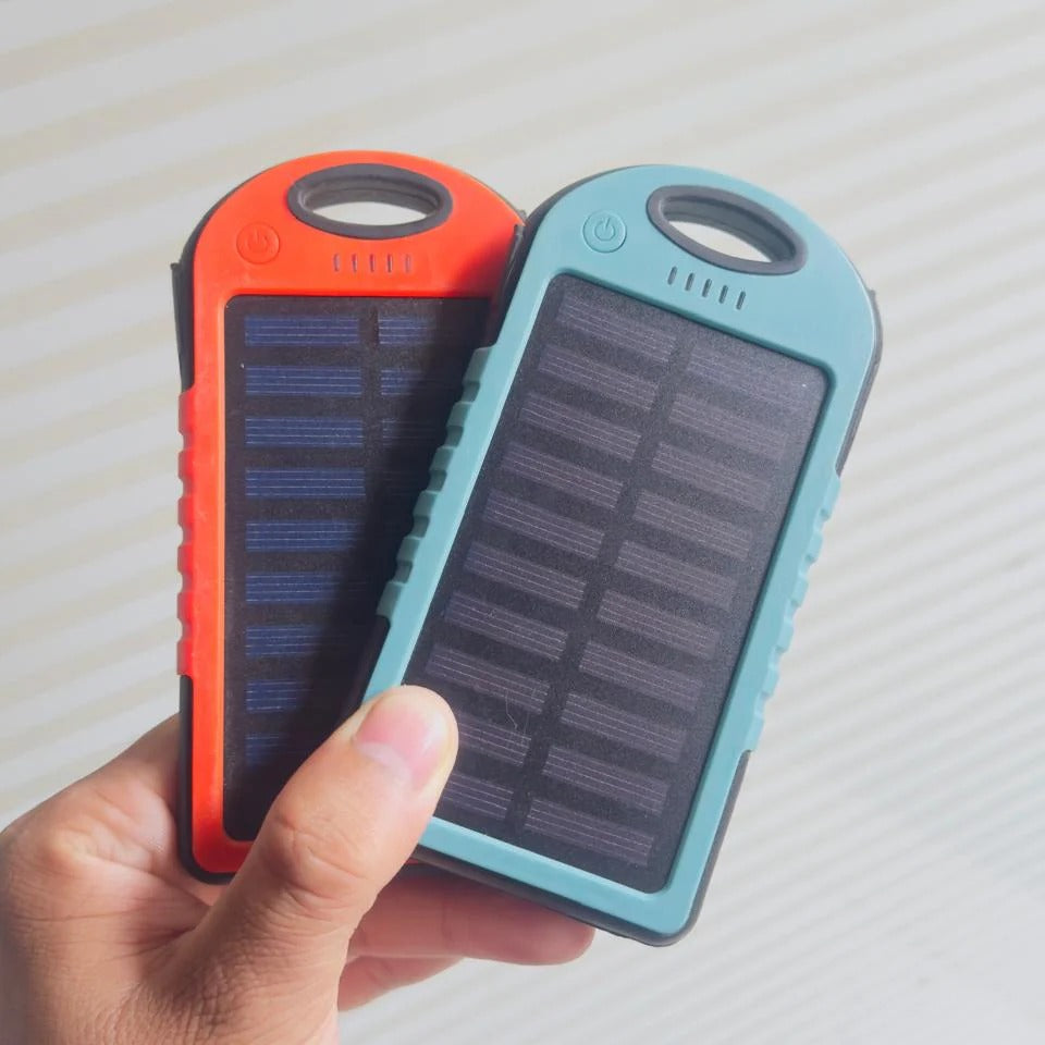Get 2 5000mAh Solar Power Bank in Rs.2090 - Fast Charging & Durable